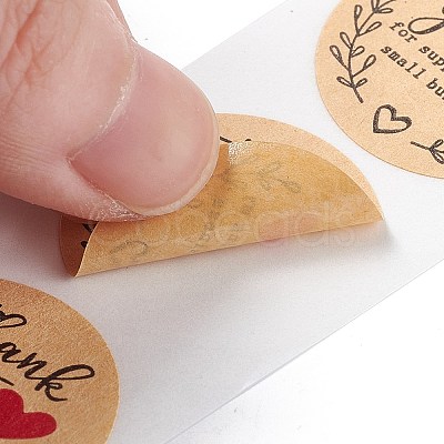 Paper Thank You Gift Sticker Rolls STIC-E001-03-1