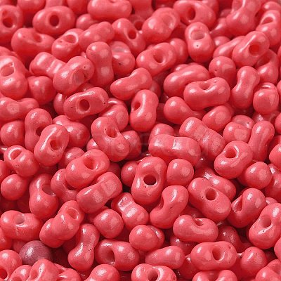 Baking Paint Glass Seed Beads SEED-K009-01A-18-1