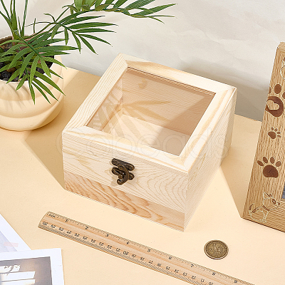 Wooden Storage Boxes WOCR-CL0001-01A-1
