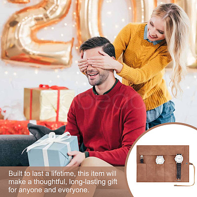5-Slot Lint Watch Storage Bags DIY-WH0430-782-1