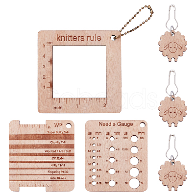 DIY Wood Knitting Tools Sets DIY-UN0007-58-1