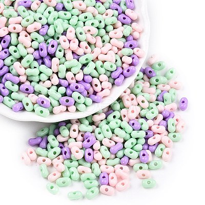 Opaque Acrylic Beads MACR-T048-02M-12-1