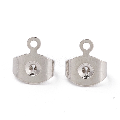 Brass Ear Nuts KK-P001-75P-1