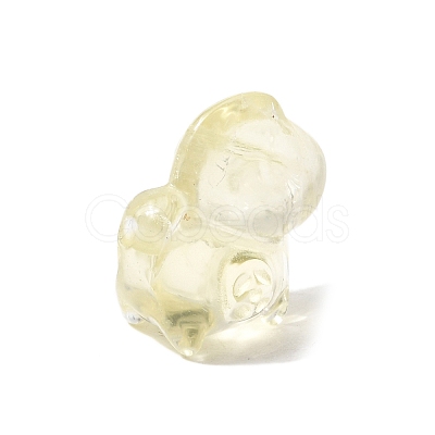 Natural Lemon Quartz Carved Beads G-L656-A05-01-1