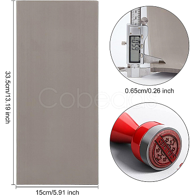 BENECREAT 2 Sheets Photosensitive Stamp Seal Pad FIND-BC0002-15-1