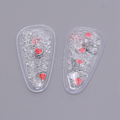 Plastic with Resin and Polymer Clay Accessories LS-RESI-CJC0007-32I-1
