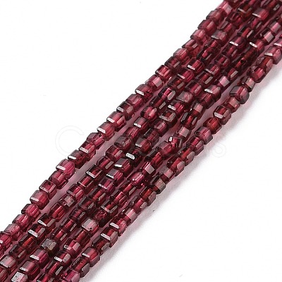 Natural Garnet Beads Strands G-P457-B01-22-A-1