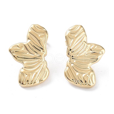 304 Stainless Steel Stud Earrings EJEW-H115-02G-1