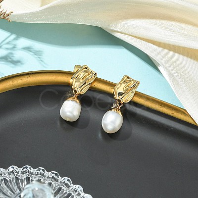 304 Stainless Steel Stud Dangle Earrings EJEW-JE07240-03-1