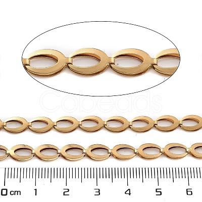 PVD Vacuum Plating 304 Stainless Steel Link Chains CHS-H026-16G-1