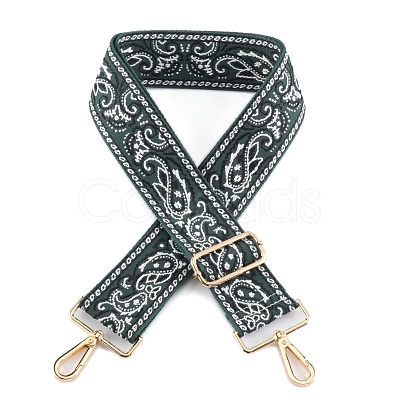 Flower Pattern Nylon Canvas Handbag Webbing Bag Straps PW-WG8CFF8-11-1