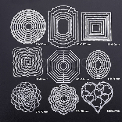 Frame Metal Cutting Dies Stencils DIY-BC0010-39-1