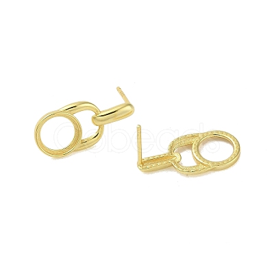 925 Sterling Silver Studs Earring Findings STER-H113-02G-1