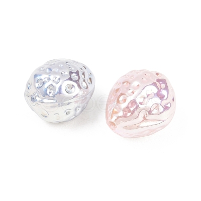 Electroplated Glass Imitation Pearl Beads GLAA-A044-04-1