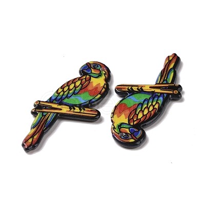 Printed Acrylic Big Pendants X-SACR-G030-05B-1