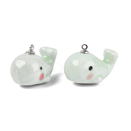 Handmade Porcelain Pendants PORC-N013-17A-1
