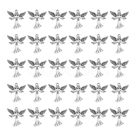 50Pcs Tibetan Style Alloy Pendants TIBEP-UN0001-16-1