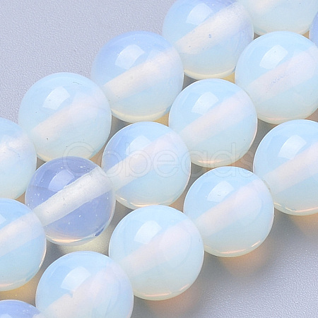 Opalite Beads Strands G-S259-48-8mm-1