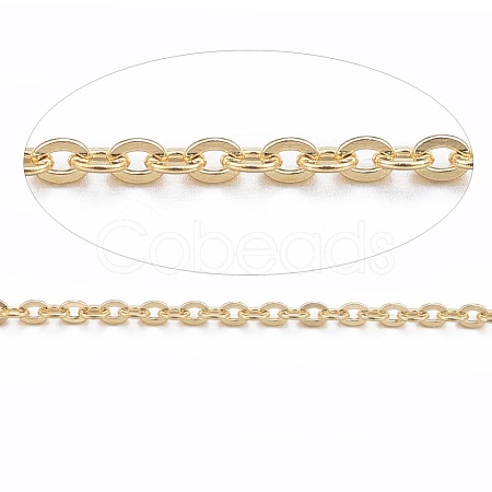 3.28 Feet Ion Plating(IP) 304 Stainless Steel Cable Chains X-CHS-H007-01G-1