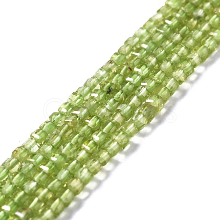 Natural Peridot Beads Strands G-D467-A11-1