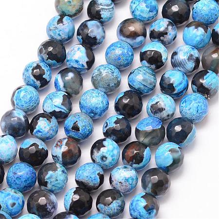 Natural Fire Crackle Agate Bead Strands G-K166-06F-8mm-02-1