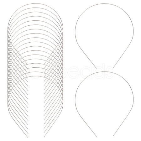 Hair Accessories Iron Hair Band Findings OHAR-GF0001-16-1