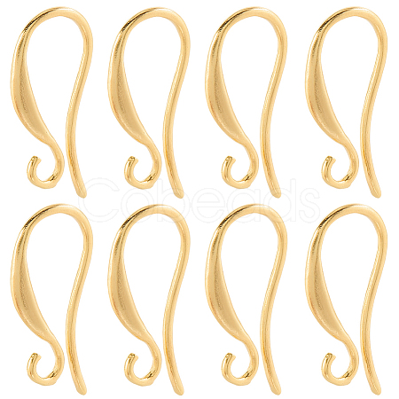 40Pcs Brass Earring Hooks KK-SC0006-53G-1