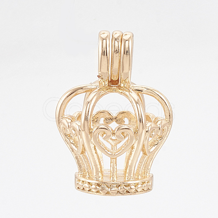 Brass Locket Pendants KK-Q748-075KC-1
