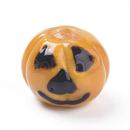 Halloween Theme Handmade Lampwork Beads LS-LAMP-I020-03-1