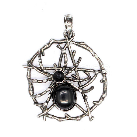Natural Obsidian Pendants PW-WG75C21-07-1