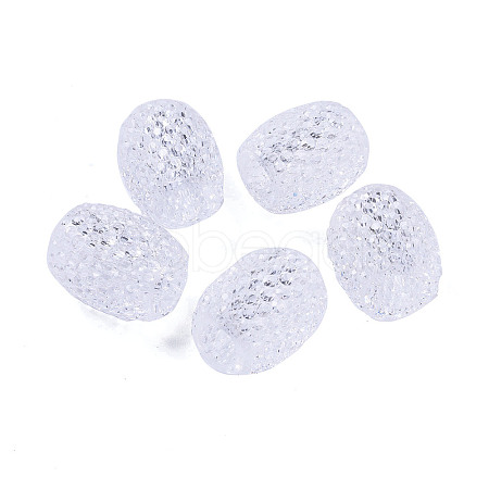 Transparent Resin European Jelly Colored Beads RESI-B025-01A-13-1