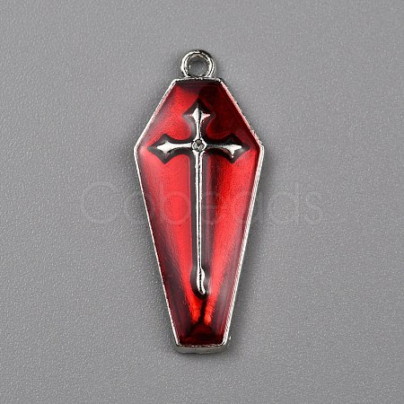 Halloween Theme Alloy Enamel Pendants FIND-WH0416-52A-P-1
