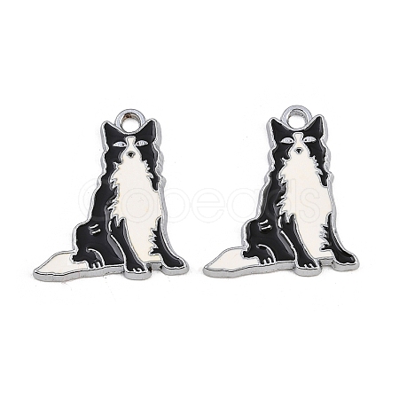 Alloy Enamel Pendants ENAM-H001-05P-1