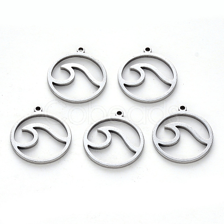 Non-Tarnish 304 Stainless Steel Pendants LS-X-STAS-N092-95-1
