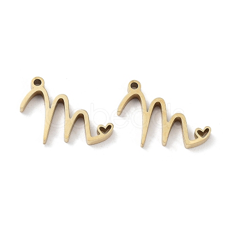 304 Stainless Steel Charms X-STAS-M327-02G-M-1