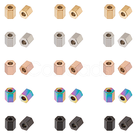 PVD Vacuum Plating 304 Stainless Steel Spacer Beads STAS-UN0010-14-1