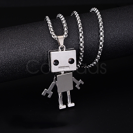 Alloy Pendant 201 Stainless Steel Chain Necklaces for Men FS-WG1D596-09-1