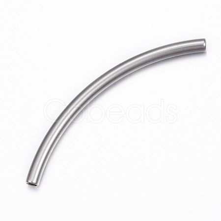 Tarnish Resistant 304 Stainless Steel Tube Beads STAS-G137-39P-1