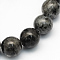 Natural Larvikite Round Beads Strands, 4.5mm, Hole: 1mm, about 86~90pcs/strand, 15 inch