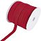 Cotton Twill Tape Ribbons, Herringbone Ribbons, for Sewing Craft, Dark Red, 3/8 inch(10mm)x0.84mm, about 80yards/roll(73.15m/roll)