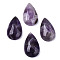 Natural Amethyst Cabochons, Teardrop, 28~29x15~17x6~9mm