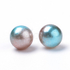 Rainbow Acrylic Imitation Pearl Beads OACR-R065-5mm-A09-2