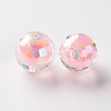 Transparent Acrylic Beads TACR-S152-14B-A01-2