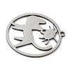201 Stainless Steel Pendants LS-STAS-G366-02P-07-2