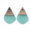 Resin & Walnut Wood Pendants RESI-S358-23-3