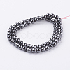 Magnetic Synthetic Hematite Beads Strand G-K228-A-2