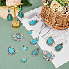 16Pcs 4 Styles Alloy Pendants PALLOY-HY0002-02-5