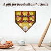 Baseball Theme Wood Wall Mounted Finger Ring Organizer Display Stands AJEW-WH0031-70B-5