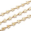Golden Brass Enamel Link Chains CHC-H103-08H-G-1