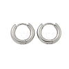 Tarnish Resistant 304 Stainless Steel Huggie Hoop Earrings X-EJEW-F111B-13mm-P-2